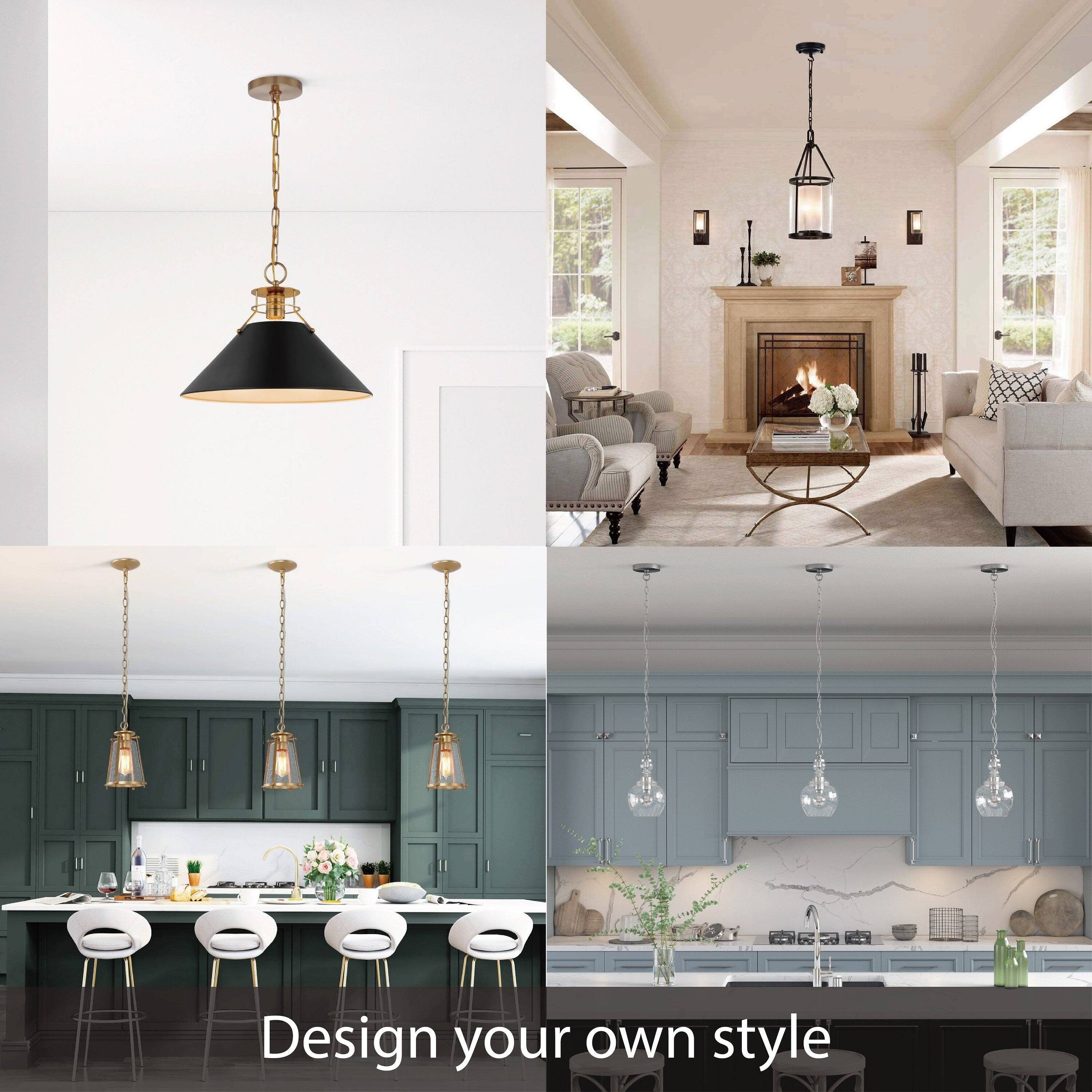 Aspen Creative Modern Light Fixture Canopy Kit, 5" Diameter with Collar